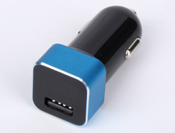 USB charger with voltage display