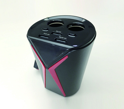 Multi power cup with USB